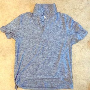 Blue Heathered Under Armour Polo